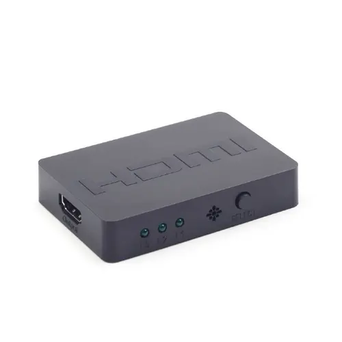 Switch video Gembird DSW-HDMI-34, 3 device la 1 Monitor, 3x HDMI (Negru)