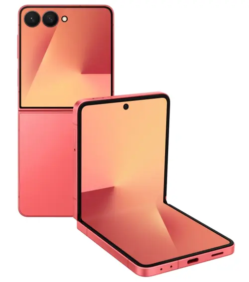 Telefon Mobil Samsung Galaxy Z Flip7, Procesor Exynos 2500, Ecran Foldable Dynamic LTPO AMOLED 2X 6.9inch, 12GB RAM, 256GB Flash, Camera Duala 50 + 12 MP, Wi-Fi, 5G, Dual Sim, Android (Rosu)