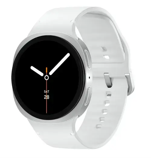 Smartwatch Samsung Galaxy Watch8 44mm BT, Ecran AMOLED 1.47inch, Bluetooth, NFC, Wi-Fi, Wear OS, 5 ATM (Argintiu)