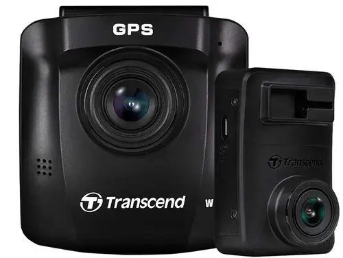 Kit camera auto Transcend DrivePro 620 Dual, 2MP, WiFi, Unghi de filmare 140°, 64GB (Negru)