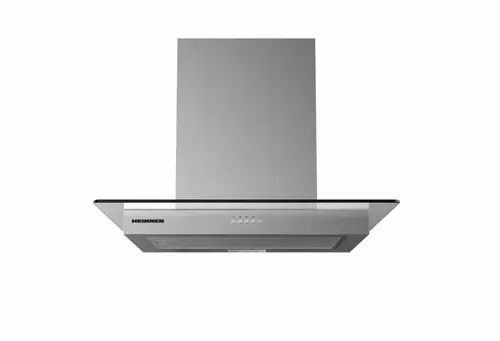 Hota decorativa HEINNER HDCH-MD630GIX, 630 m3/h, 3 viteze, 215 W, LED 2x1.5 W, Filtru aluminiu (Inox/Sticla)