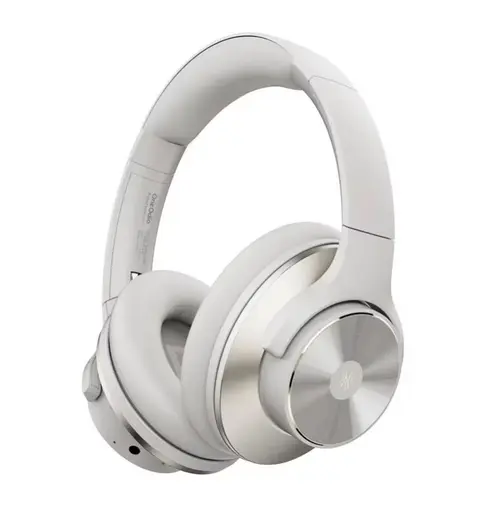 Casti Stereo Wireless OneOdio A10, Over-Ear, utilizare multimedia, Bluetooth 5.3 ; fir Jack 3.5mm, impedanta 32 Ohm, multi-point connection, hybrid ANC, pana la 50 de ore, difuzor 40mm (Alb)