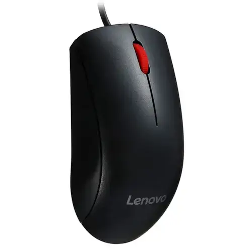 Mouse Lenovo 120, Wired, USB (Negru)