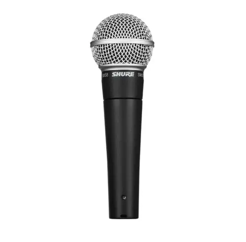 Microfon Vocal Shure SM58SE, XLR, Switch On Off, Cardioid dinamic (Gri)