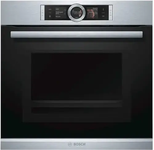 Cuptor incorporabil BOSCH HMG636BS1, Electric, Control Touch TFT, 67 l, Grill, Functie microunde, EcoClean (Negru/Inox)