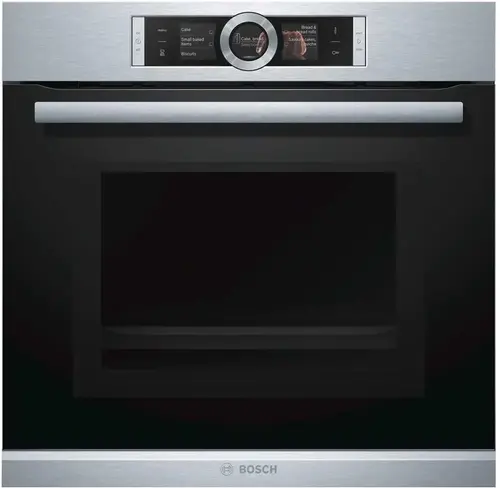 Cuptor incorporabil BOSCH HMG636BS1, Electric, Control Touch TFT, 67 l, Grill, Functie microunde, EcoClean (Negru/Inox)