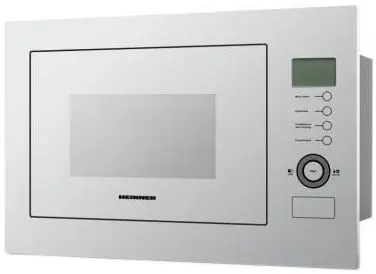 Cuptor cu microunde incorporabil Heinner, 900W, 23 l, Grill, Display LCD (Alb)