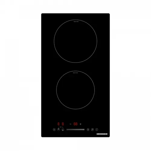 Plita incorporabila HEINNER HBHI-M2ZBSTC, Inductie, 2 zone de gatit, 3500 W, Control touch, Timer, Sticla (Negru)