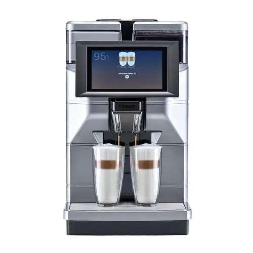 Espressor automat Saeco Magic M2, 1900 W, Rezervor apa 4l, Capacitate boabe 1.2 kg, Ecran TFT 7inch, Rasnita incorporata cu 8 trepte (Argintiu/Gri)