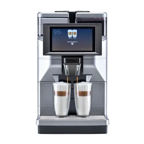 Espressor automat Saeco Magic M2, 1900 W, Rezervor apa 4l, Capacitate boabe 1.2 kg, Ecran TFT 7inch, Rasnita incorporata cu 8 trepte (Argintiu/Gri)