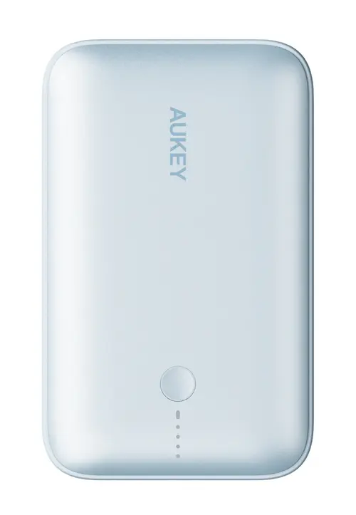 Baterie externa Aukey PB-Y57 Spark Mini, 20000 mAh, USB-A, USB Type-C, 22.5 W (Albastru)