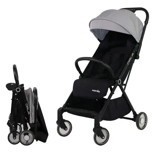 Carucior Sport Nania Orla, 0 - 15kg, Negru/Gri