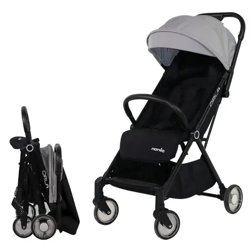 Carucior Sport Nania Orla, 0 - 15kg, Negru/Gri