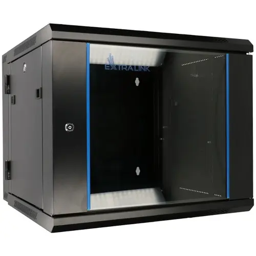 Cabinet Rack Extralink EX.12929, 6U 600x600 (Negru)