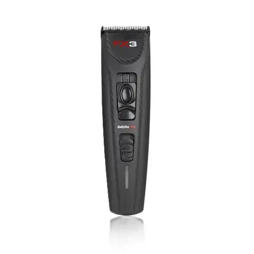 Masina de tuns BaByliss Pro FX3 Model FXX3CBE, Autonomie 300 minute, 8 piepteni (Negru)