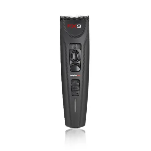 Masina de tuns BaByliss Pro FX3 Model FXX3CBE, Autonomie 300 minute, 8 piepteni (Negru)