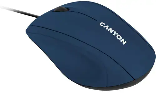 Mouse Optic Canyon CNE-CMS05BL, 1000 DPI, USB (Albastru)