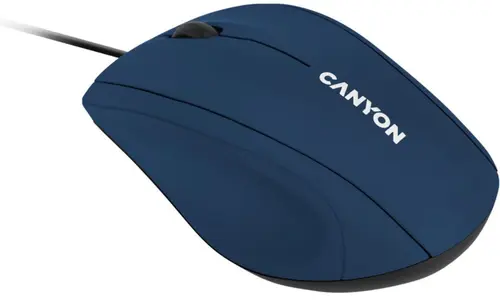 Mouse Optic Canyon CNE-CMS05BL, 1000 DPI, USB (Albastru)
