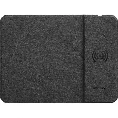 Mouse Pad Gaming Canyon CNS-CMPW5, Incarcare Wireless (Negru)