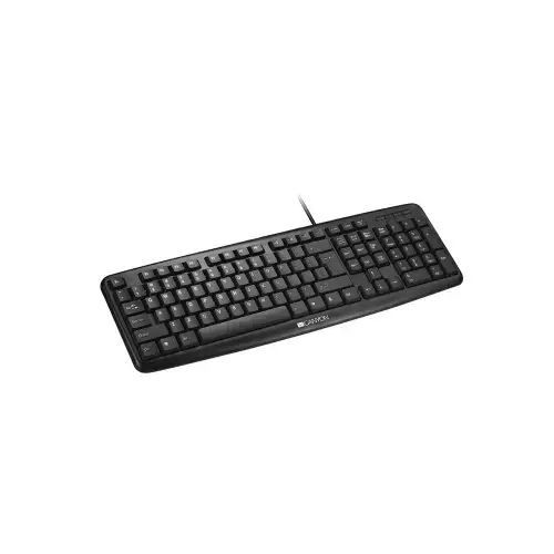 Tastatura Canyon KB-1, USB, layout UK/US (Negru)