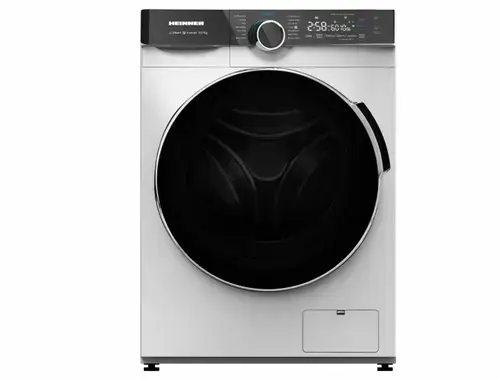 Masina de spalat rufe cu uscator HEINNER HWDM-M1014IVKB, 10 kg spalare, 7 kg uscare, 1400 RPM, Clasa B, 15 programe (Alb)