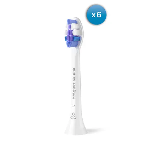 Rezerve periuta electrica Philips HX6056/87 Sonicare Sensitive, 6 bucati (Alb)