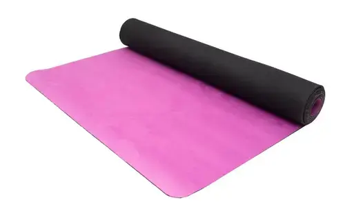 Saltea YOGA Iggy, material cauciuc natural acoperit cu suede (microfibra), dimensiune 1830 x 680 x 4 mm (Mov)