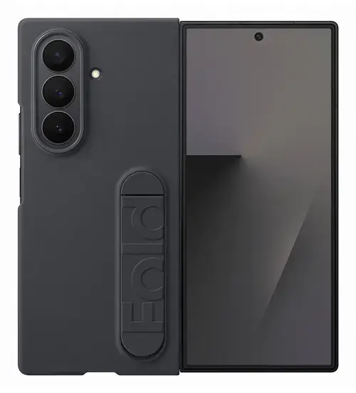 Husa protectie spate Samsung Silicon Case EF-MF966CBEGWW pentru Galaxy Z Fold7 (Negru)