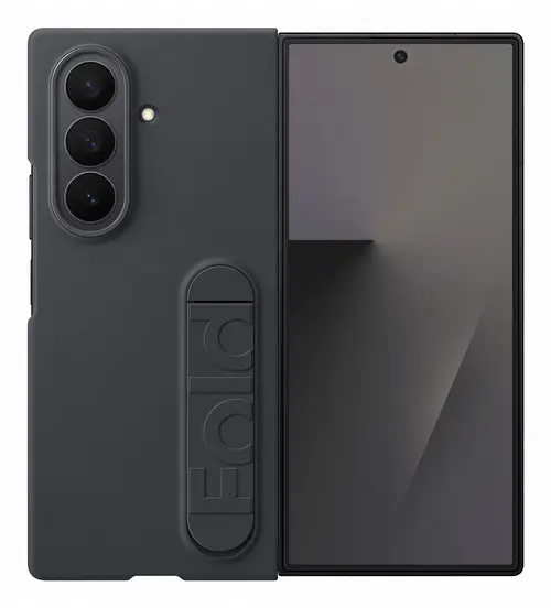 Husa protectie spate Samsung Silicon Case EF-MF966CBEGWW pentru Galaxy Z Fold7 (Negru)