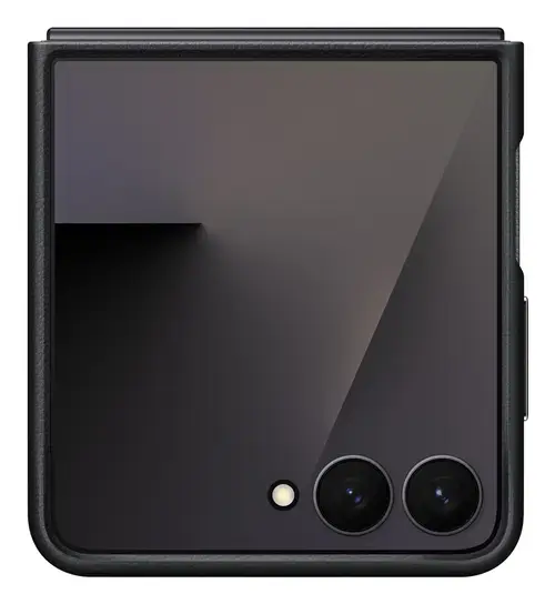 Husa protectie spate Samsung Kindsuit Case EF-VF766PBEGWW pentru Galaxy Z Flip7 (Negru)