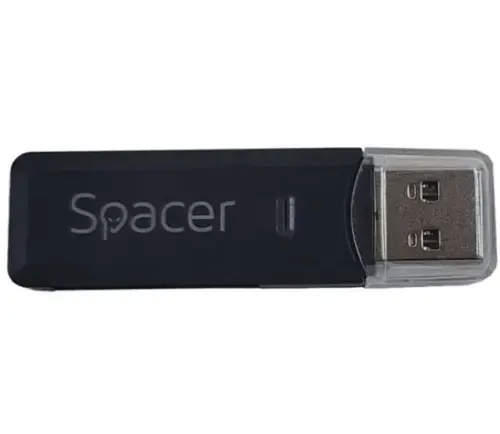 Card Reader Spacer SPCR-USB3-02, USB 3.0 (Negru)