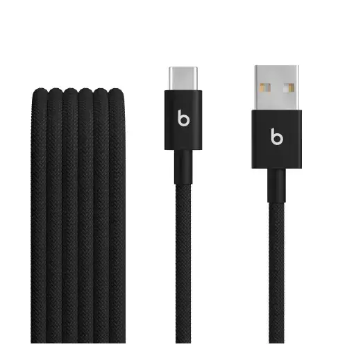 Cablu de date Apple Beats MDGH4EE/A, USB-A la USB-C, 1.5m, 2 bucati (Negru)