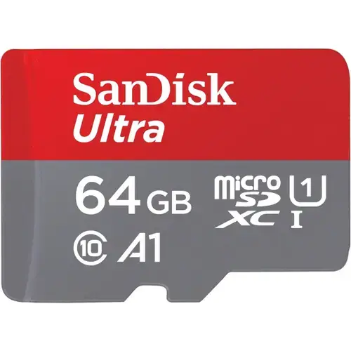 Card de memorie SanDisk Ultra microSDXC, 64GB, UHS-I, 140MB/s, SDSQUAB-064G-GN6MN