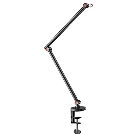 Suport pentru microfon Cabletech UCH0038, rotatie 360°/orizontal (Negru/Rosu)