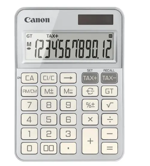 Calculator de birou Canon KS-125KB-SL (Argintiu)