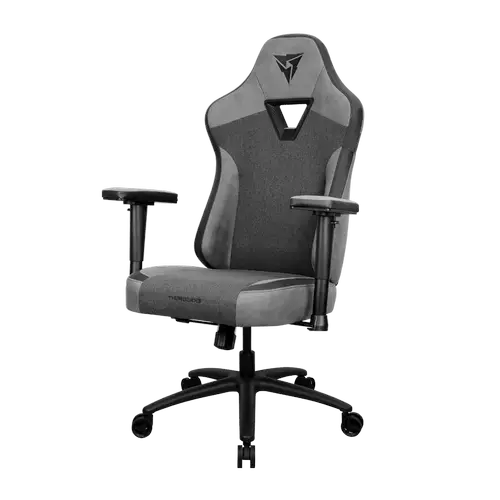 Scaun Gaming Ergonomic ThunderX3 EAZE LOFT, Max 125 kg, Cotiere 2D, Suport lombar si gat din spuma, Mecanism SYNC4 (Negru)
