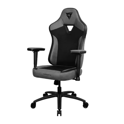 Scaun Gaming Ergonomic ThunderX3 EAZE MESH, Max 125 kg, Cotiere 2D, Suport lombar si gat din spuma, Mecanism SYNC4 (Negru/Gri)