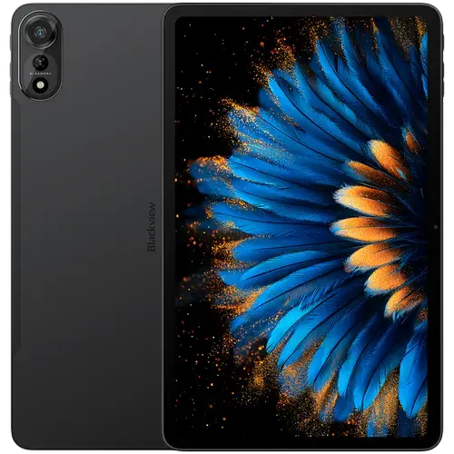Tableta Blackview MEGA2, Ecran FHD+ 60Hz 12inch, 12GB RAM, 256GB Flash, Android 15, Unisoc T615, 16MP+8MP, 9000mAh, 18W, Stylus, Face Unlock, 4G, Dual SIM + Husa, Mouse, Tastatura (Gri)