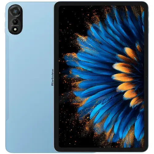 Tableta Blackview MEGA2, Ecran FHD+ 60Hz 12inch, 12GB RAM, 256GB Flash, Android 15, Unisoc T615, 16MP+8MP, 9000mAh, 18W, Stylus, Face Unlock, 4G, Dual SIM + Husa, Mouse, Tastatura (Albastru)