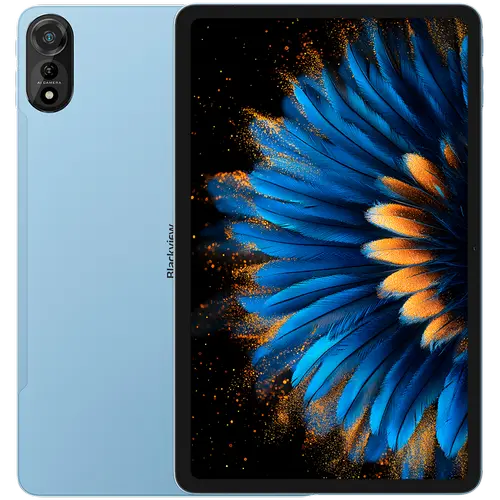 Tableta Blackview MEGA2, Ecran FHD+ 60Hz 12inch, 12GB RAM, 256GB Flash, Android 15, Unisoc T615, 16MP+8MP, 9000mAh, 18W, Stylus, Face Unlock, 4G, Dual SIM + Husa, Mouse, Tastatura (Albastru)