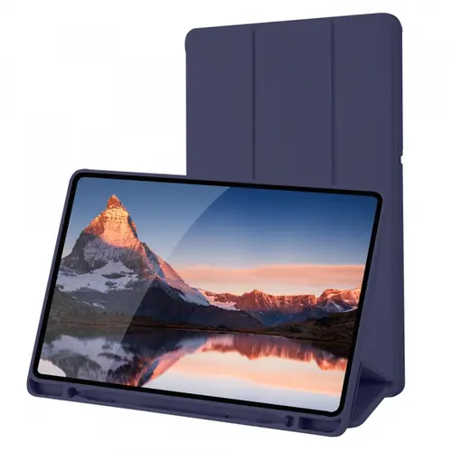 Husa pentru Samsung Galaxy Tab S6 Lite (2024) / Tab S6 Lite (2022) / Tab S6 Lite (2020), Techsuit, Flex Trifold (Albastru)