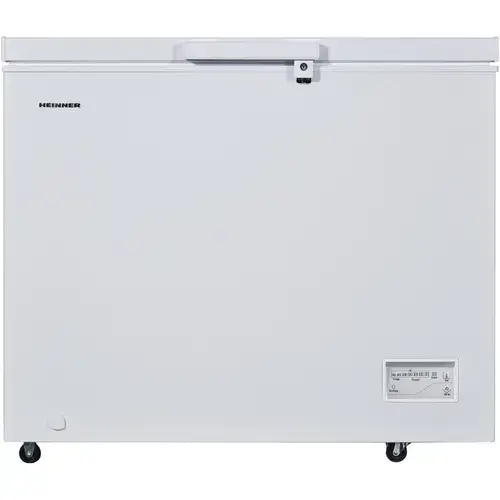 Lada frigorifica Heinner HCF-287CNHE++, 287 L, Clasa E, Compresor inverter, Control electronic, Iluminare LED, Functionalitate frigider (Alb)
