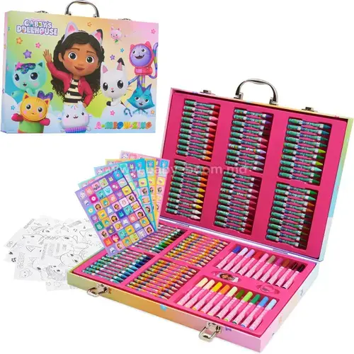 Set de colorat Gabby's Dollhouse (137 piese)