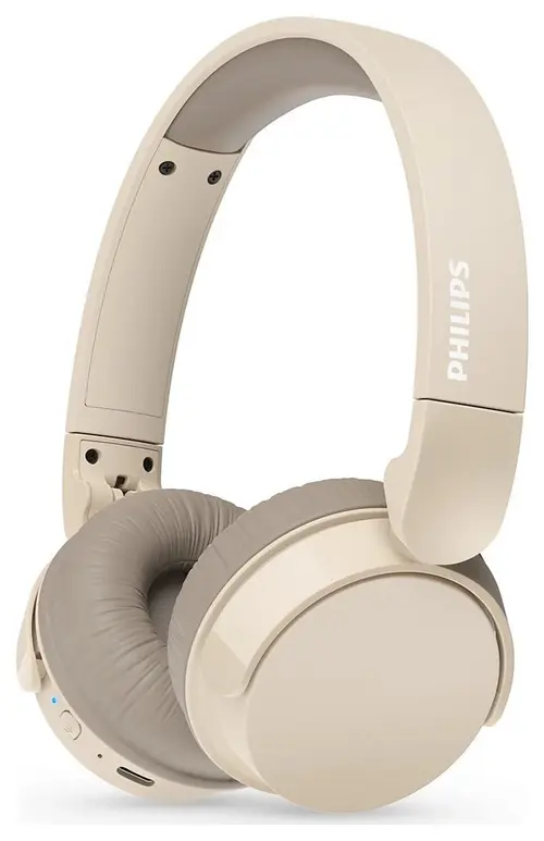 Casti Stereo Wireless Philips TAH3209BG/00, Bluetooth, Autonomie 25 ore, Pliabile, Supra-auriculare (Bej)
