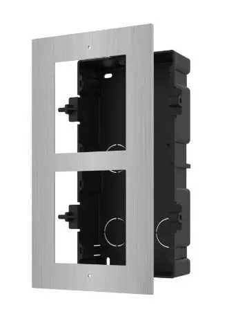 Rama protectie pentru 2 module de videointerfon Hikvision DS-KD-ACF2/S