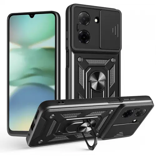 Husa pentru Xiaomi Redmi A5 4G (Standard), Techsuit, CamShield, Neagra