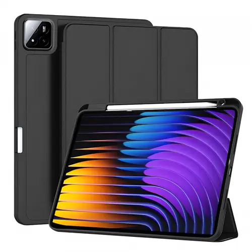 Husa pentru Xiaomi Pad 7 / 7 Pro, Techsuit, Flex Trifold (Negru)
