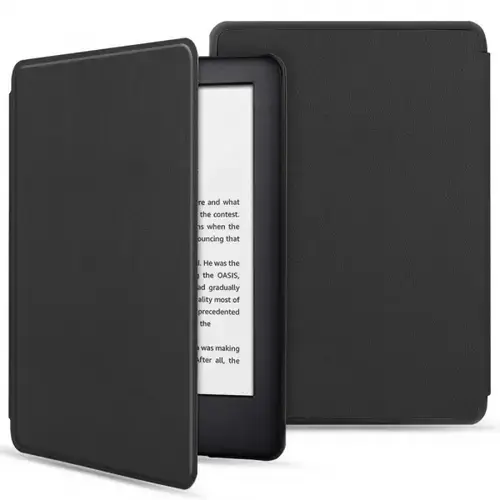 Husa pentru Amazon Kindle Paperwhite 5inch, Techsuit, SmartCover (Negru)