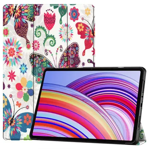 Husa pentru Xiaomi Redmi Pad Pro / Pad / Pad Pro 5G, Techsuit, FoldPro Butterfly (Multicolor)