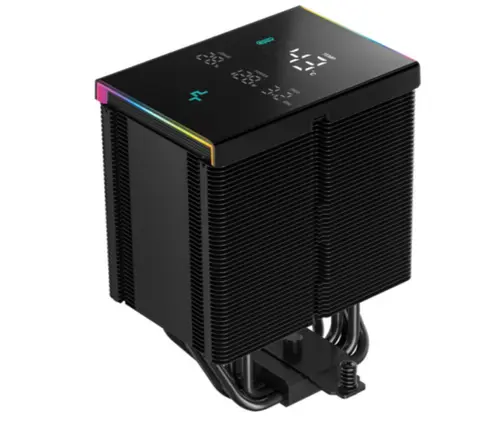 Cooler procesor Deepcool AK500 digital Pro, aRGB, LED, 120 mm, 500 - 1750 rpm (Negru)
